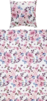 Erwin Müller Bettwäsche Bettwäsche, Biber, 2 teilig, Blumen