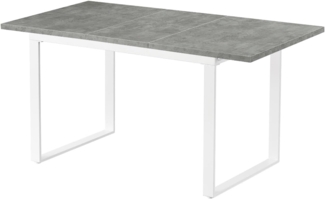 B&D home Esstisch Ausziehtisch ANNA, Kufengestell, ausziehbar, 120-160cm, 4-6 Personen