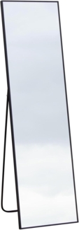 LC Home Spiegel Wandspiegel 140x40cm modernes Aluminiumgestell Stand&Ganzkörperspiegel