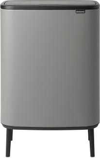 Brabantia Mülleimer, Mineral Concrete Grey, 60 Liter