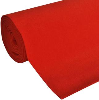 vidaXL Roter Teppich 1x5 m Extra Schwer 400 g/m² 241279