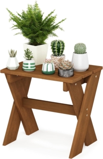 Furinno Tioman Beistelltisch, Blumenständer, Meranti Holz, Natürlich