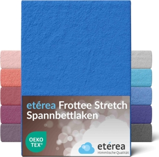 etérea Frottee Spannbettlaken 140x200 - 160x200 cm Blau