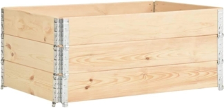 vidaXL Hochbeete 3 Stk. 100x150 cm Kiefer Massivholz 3055171