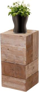 Blumentisch HWC-A15, Tanne Holz rustikal massiv, MVG-zertifiziert, 60 x 30 x 30 cm