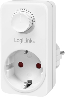LogiLink PA0151 Dimmer Montierbar Drehregler Weiß Eurostecker Eurostecker