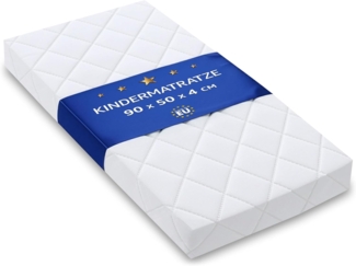 Babymatratze Kinderwagen Matratze 90x50 cm - Stubenwagen Matratze rechteckig, Totsy Baby