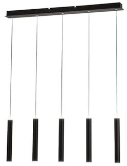 Fabas Luce 3685-48-101 LED Pendelleuchte Prado 5-flammig schwarz