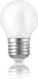 hellum E27 Glühbirne LED mit 2,5 Watt und 250 Lumen, Glühbirne E27 LED warmweiss mit 2700 Kelvin, LED Birne matt, Leuchtmittel Ersatz für 25 Watt Glühbirne E27, G40 LED Birne 209204