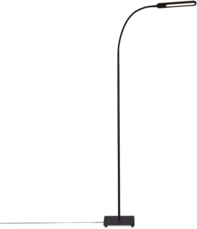 BRILONER - LED Stehlampe mit Touch, dimmbar in Stufen, einstellbar in warmweiß und kaltweiß, Leselampe, Wohnzimmerlampe, Deckenfluter, Standleuchte, Stehleuchte, 20,8 x 20,8 x 183 cm, Schwarz