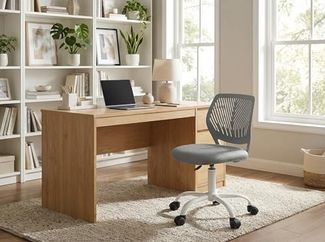 FurnitureR Schreiben Task Stuhl Ergonomische Kinder Teens Jungen Mädchen Studie Stuhl Mit Einstellbarer Höhe Drehbarer Computer Laptop Schreibtisch Stuhl Für Zuhause, Büro, Arbeitszimmer