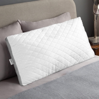 Komfortec Microfaserkissen Atmungsaktives Seitenschläferkissen, Füllung: 100% Mikrofaser, Bezug: 100% Mikrofaser, Bauchschläfer, Rückenschläfer, Seitschläfer, 40x80 cm, Waschbares Kissen, Bettkissen für Allergiker