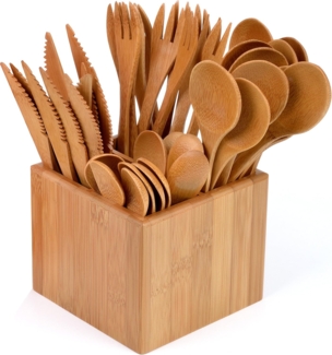 Geschenkset - BAMBUS Besteckset 41-teilig inkl. Box