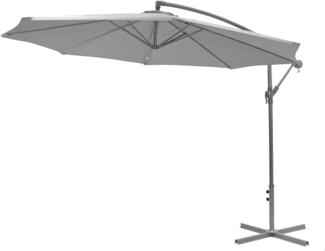 Ampelschirm, 300 cm, grau