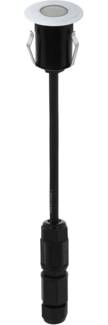 Eglo 98182 LED Outdoor TRONTO edelstahl, schwarz transparent Ø4,5cm H:0,2cm