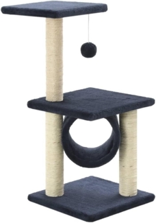 vidaXL Katzen-Kratzbaum Sisal 65 cm Dunkelblau 170550