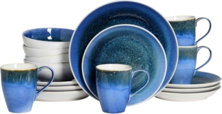 CreaTable Caldera blau, Kombiservice 16-tlg