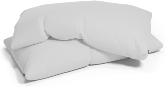 Soft Wonder-Edition Kopfkissenbezüge 2er Set 40x80 cm Mikrofaser Weiß