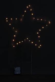 LED-Gartenstecker "Stern" Wohndekoration Deko LED Lampe Licht Dekoration Figur