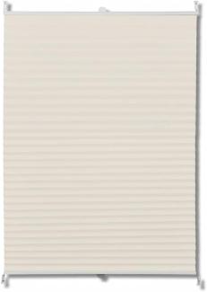 Plissee Faltrollo Rollo Plisseerollo 70x125cm Creme 240630