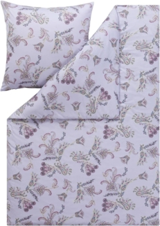 Estella Mako Interlock Jersey Bettwäsche Agneta flieder | 135x200 cm + 80x80 cm