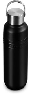 Le Creuset Trinkflasche 500ml Schwarz Matt Edelstahl