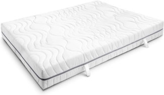 7 Zonen Viskoelastik-Matratze Sleezzz Smart 160 x 200 cm, Höhe 18 cm, Härtegrad H3 mit Air Memoryschaum