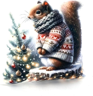 heimtexland Dekokissen Weihnachten Kissenhülle Chalet Landhaus Deko Kissen Vichy Karo Typ652, Deko Kissen I 40x40 I Geschenk I kuschelig weich