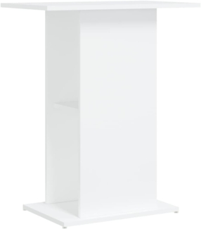 vidaXL Aquariumständer Weiß 60,5x36x72,5 cm Holzwerkstoff 833639