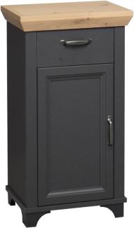 Unterschrank >Marilin< in Anthrazit matt Lack - 45x83x34cm (BxHxT)