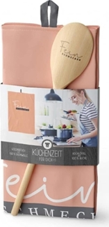 Geschirrtuch mit Kochlöffel Geschenk Set La Vida Feinschmecker 306353