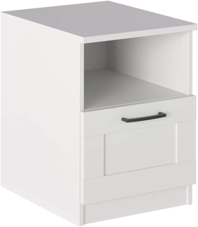 Iconico Home MIK Traditional, Nachttisch mit Tagebuch und Schublade mit Rollschienen und ergonomischem Griff