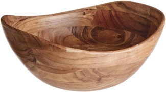 BUTLERS Salatschüssel ACACIA Salatschale organisch L 33 x B 30cm, Akazienholz