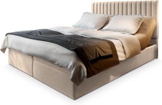 Masseno Boxbett MURLO 180x200 cm mit Bonell Matratze und Topper