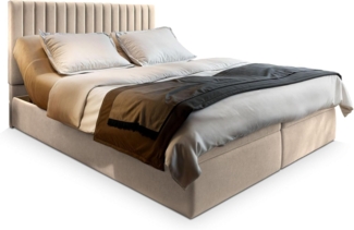 Masseno Boxbett MURLO 180x200 cm mit Bonell Matratze und Topper