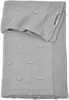 Meyco Knots Babydecke Grau 75x100 cm Grau
