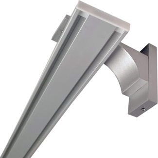 Bestlivings Gardinenschiene, wird auf vorhandene Alu Gardinenschiene gesteckt, Klickgleiter (20er Pack) Gleiter für Aluminiumschienen 100% Kunststoff