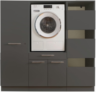 Laundreezy Mehrzweckschrank-Set LAUNDREEZY LDSK8, Breite 167,5 cm