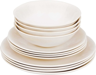 BUTLERS Schale ATLANTIS Geschirr-Set 12-tlg, Steinzeug