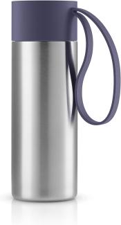 Eva Solo To Go Cup Violet Blue, Kaffeebecher, Thermobecher, Isobecher, Edelstahl / Kunststoff, 350 ml, 567047