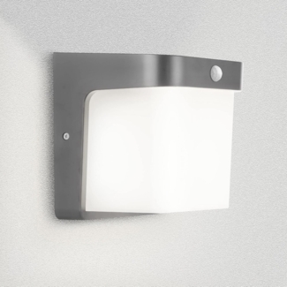 Maxkomfort Wandleuchte 1703A, mit Bewegungsmelder, ohne Leuchtmittel, Außenwandleuchte