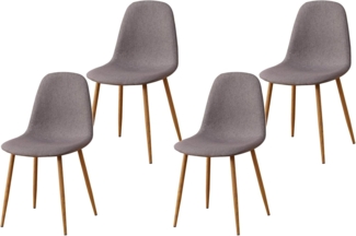 HTI-Living SavannahW 4er Set Stuhl