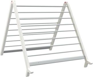 vidaXL Wäscheständer für Badewanne Ausziehbar 53-90 cm Aluminium 154602