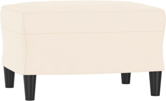 vidaXL Sitzbank Creme 70x35x41 cm Samt 349405