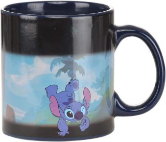 Silver Buffalo LI111595 Disney Lilo und Stich Stitch's Face, keramik, mehrfarbig, 20oz