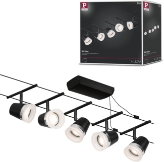 Paulmann No. 94463 Seilsystem Cone Basisset Schwarz 5x max. 10W DC 60VA
