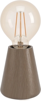 Eglo Tischleuchte Asby dunkelbraun 10 x 8,5 cm E27