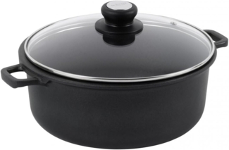 De Buyer Choc Extreme Bratentopf mit Glasdeckel 24cm induktion