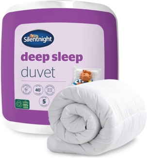Silentnight Bettdecke Deep Sleep, weiß, Microfaser, weiß, Doppelbett