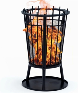 Feuerkorb mit Grill & Funkenschutz